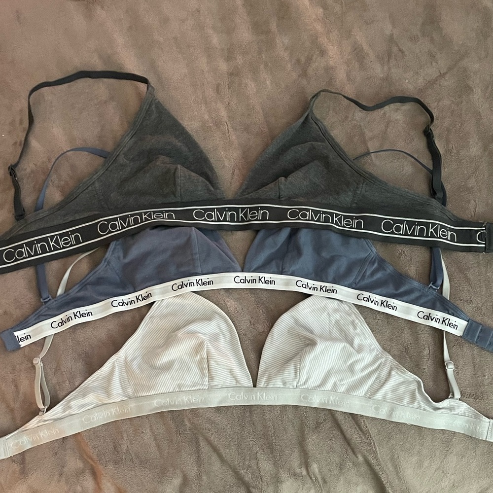 Calvin Klein Bralettes (3) Bundle - Picture 2 of 9
